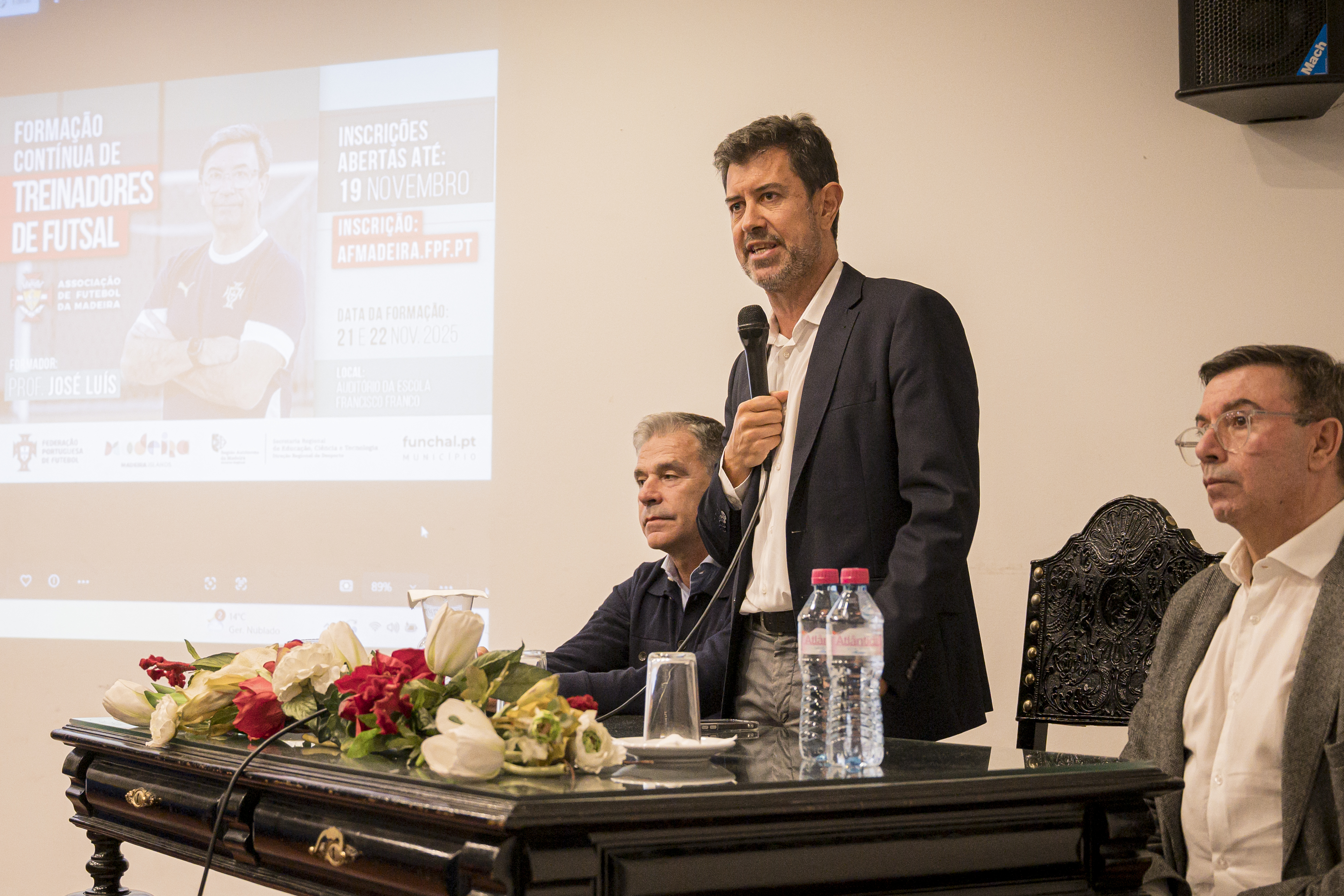 Miguel Leal e José Mendes transmitem conhecimentos